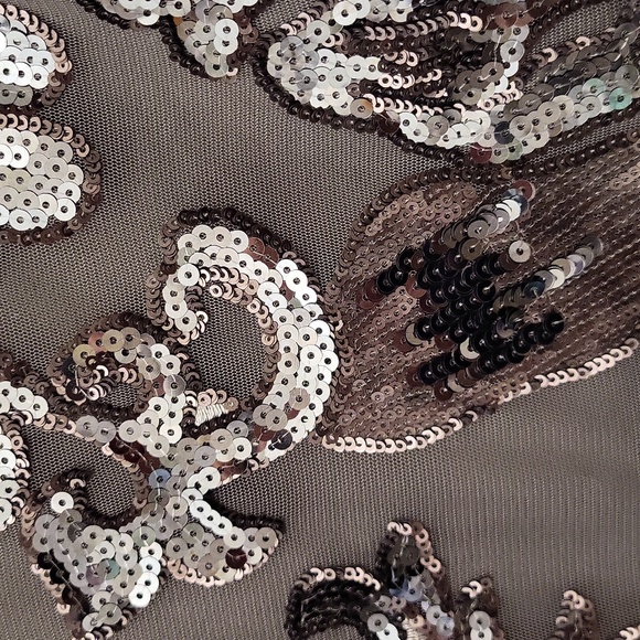 WHBM Women's Sequin Dress Top - Picture 3 of 7